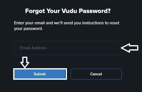 How to Reset the Vudu Password